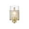 Z-Lite Beckett 1 Light Wall Sconce, Olde Brass And Clear Seedy 492-1S-OBR - alternate 2